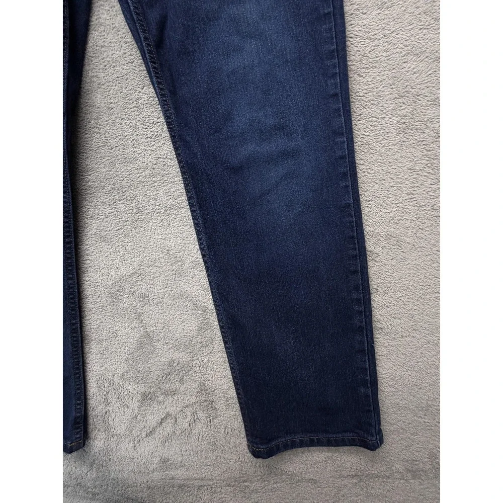 Carhartt Force Straight Jeans Mens Measured‎ 33x27 Blue Stretch Tapered Leg